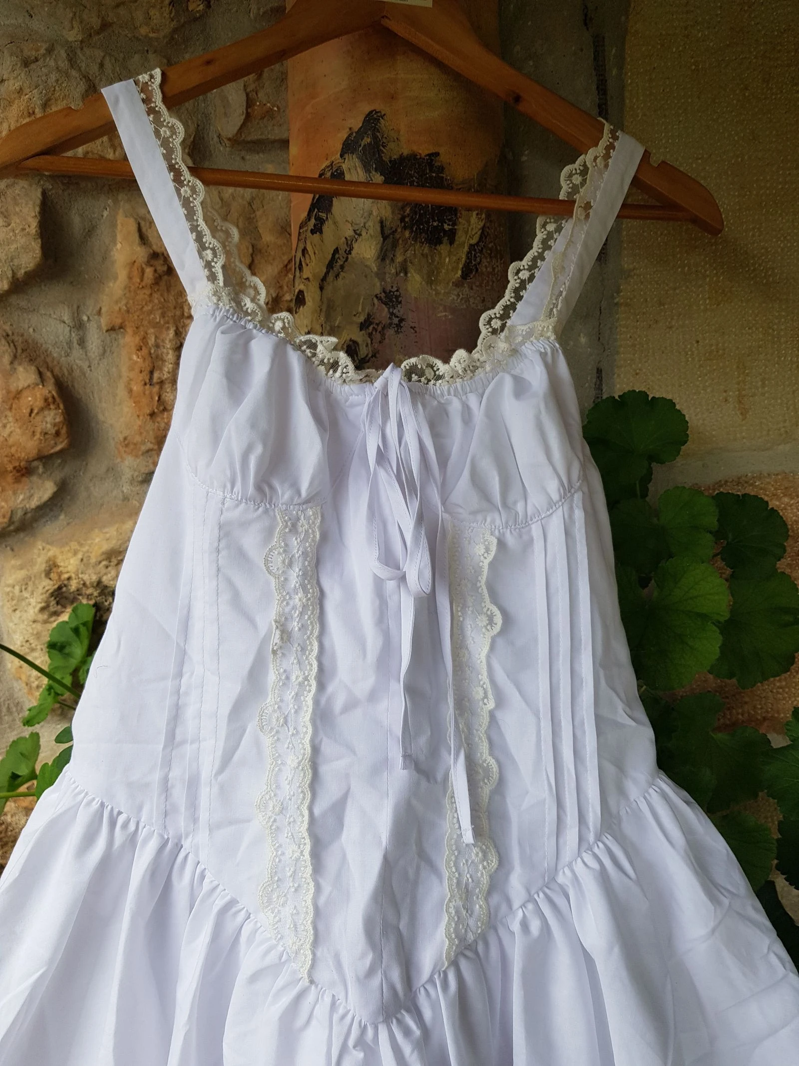 Vestido mini branco corsetizado de renda Miss Selfridge – photo 5